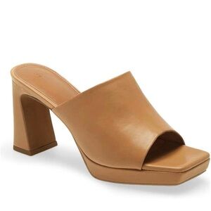 Jeffrey Campbell Tan Mules - Excellent Condition